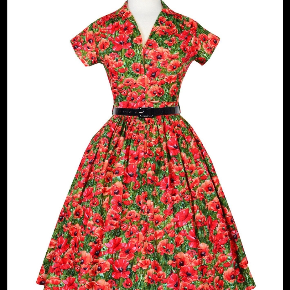 Bernie Dexter Red Poppy Kelly Dress